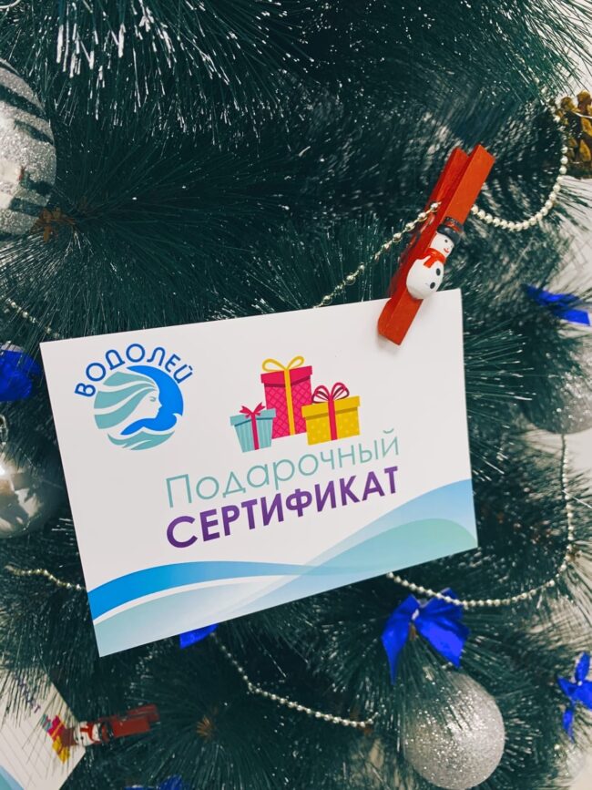 sertifikat Новогодние сертификаты Водолей
